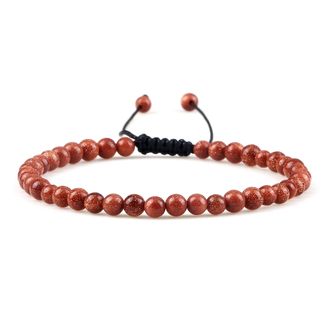 96173-b1e07f.jpg Adjustable 4mm Chakra Beads Bracelet Mini Natural Stone Agats Lava Tiger Eye Beaded Bracelets & Bangles Women Men Gift Jewelry