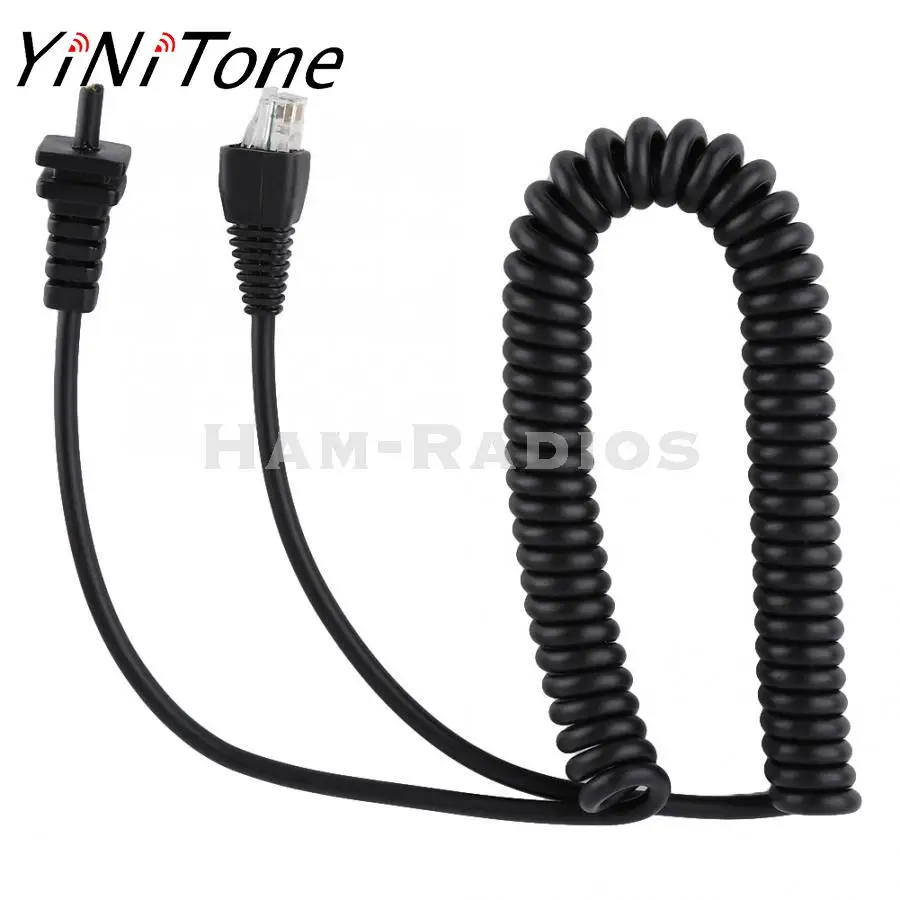 

YiNiTone walkie talkie Speaker Microphone Cable for Yaesu MH-67A8J Speaker Hand Microphone Cable