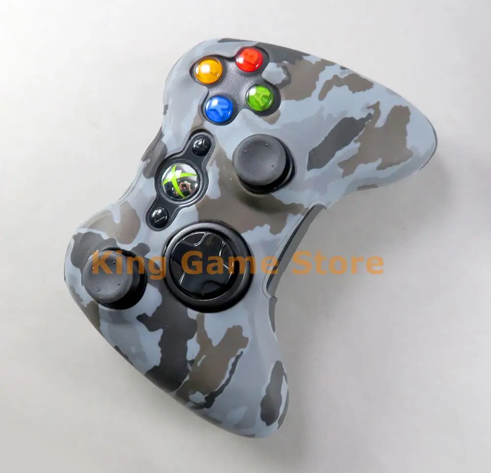 30pcs Water Transfer การพิมพ์นุ่มป้องกันผิวสําหรับ Xbox 360 Controller ซิลิโคนสําหรับ Xbox 360 Gamepad อุปกรณ์เสริม
