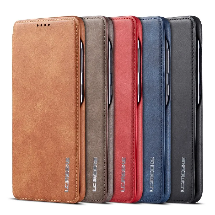 Slim leather case for Samsung Galaxy A50, A70, ultra thin, classic, mobile phone bag