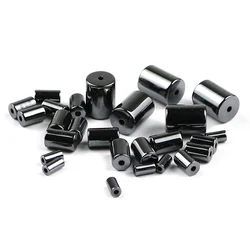 BTFBES Natural Black Hematite Beads Geometry Cylinder Spacer Round column Loose Bead DIY Jewelry Bracelet Earring Pendant Making