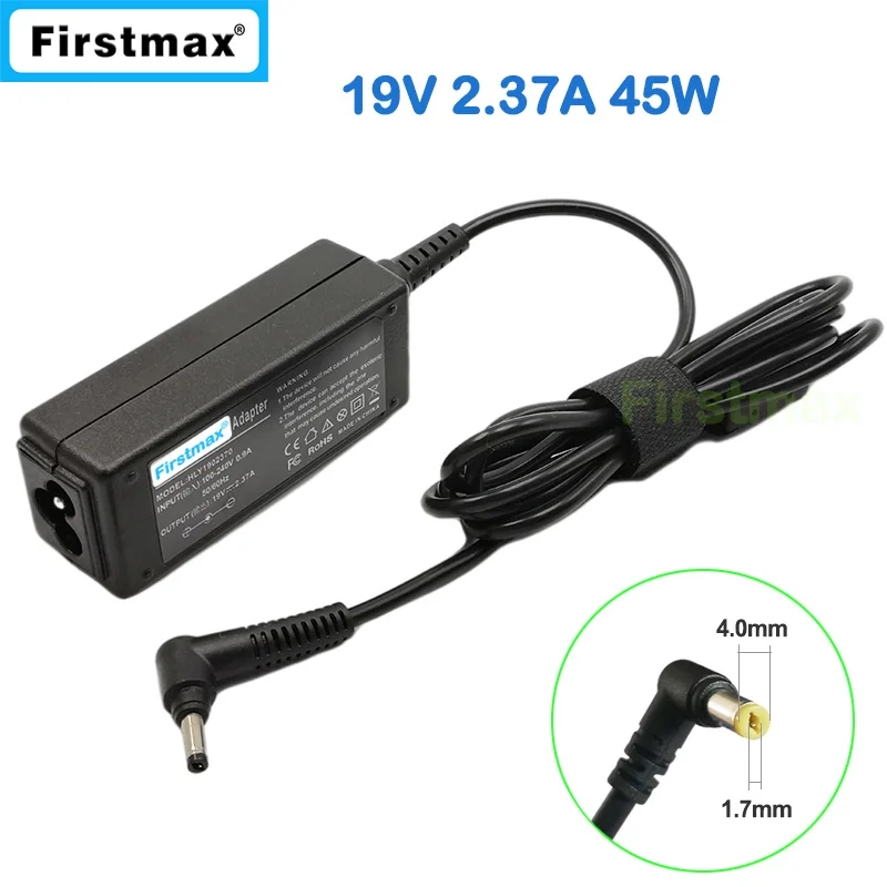 19V 2.37A 45W Laptop Charger for Toshiba Satellite U920 U920T U925T W30Dt-A-00D W30Dt-A-100 W30T-A-101 AC Power Adapter