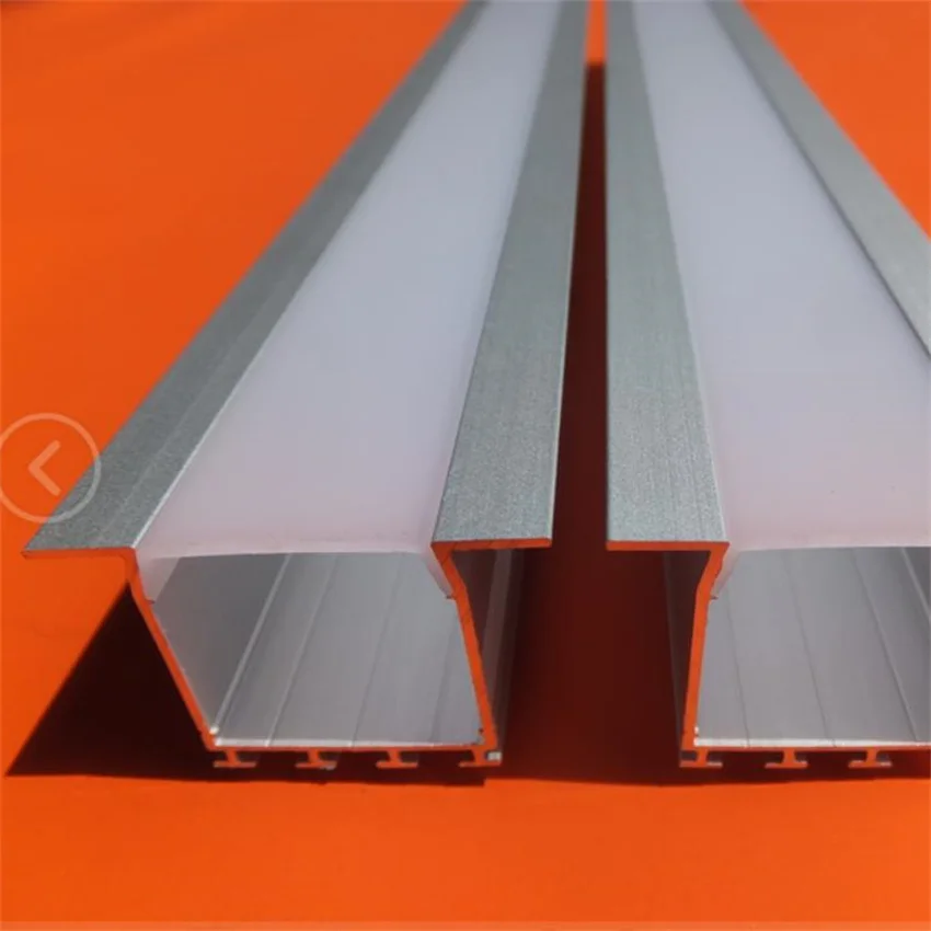 Free Shipping 2m/pcs 26x26mm Recessed Aluminum Extrusion Channel Linear Light Led Profiles