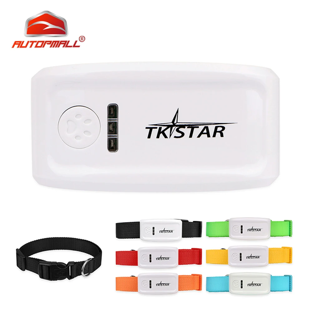 TKSTAR Pet GPS Tracker TK909 Realtime Tracking Dog animal Finder Cat Tracking Locator Geofence Waterproof Lifetime Free Web APP