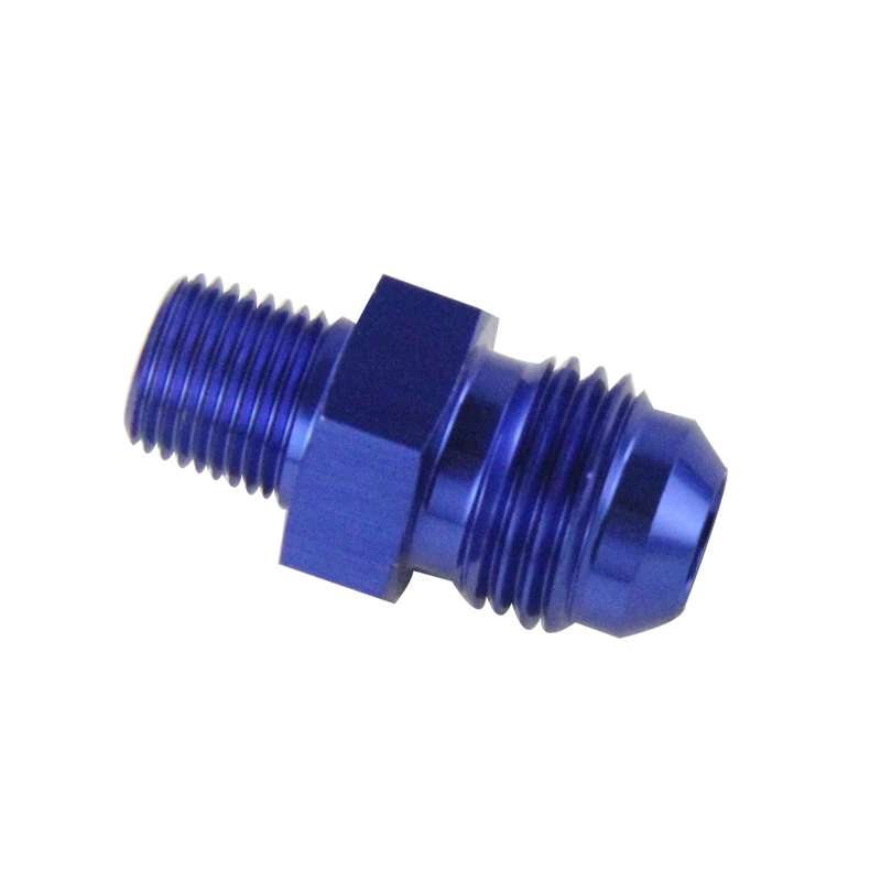 AN6 to 1/8 NPT Straight Adapter Flare Fitting Auto Hose Fitting Male WX-SL816-06-02-011