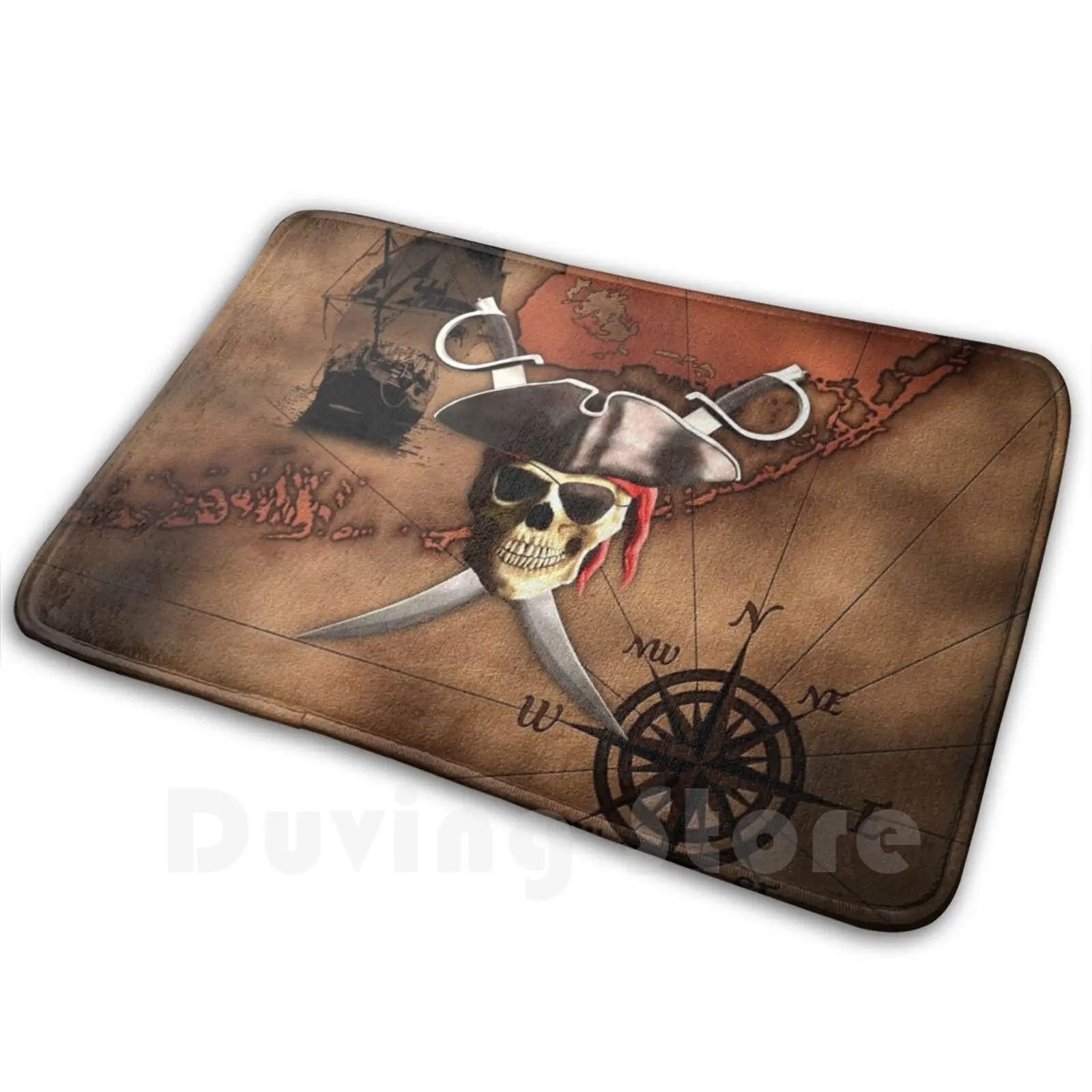 Pirate Map Carpet 163 Carpet Jolly Roger Pirate Skull Pirate Skull And Crossbones Skull And Bones