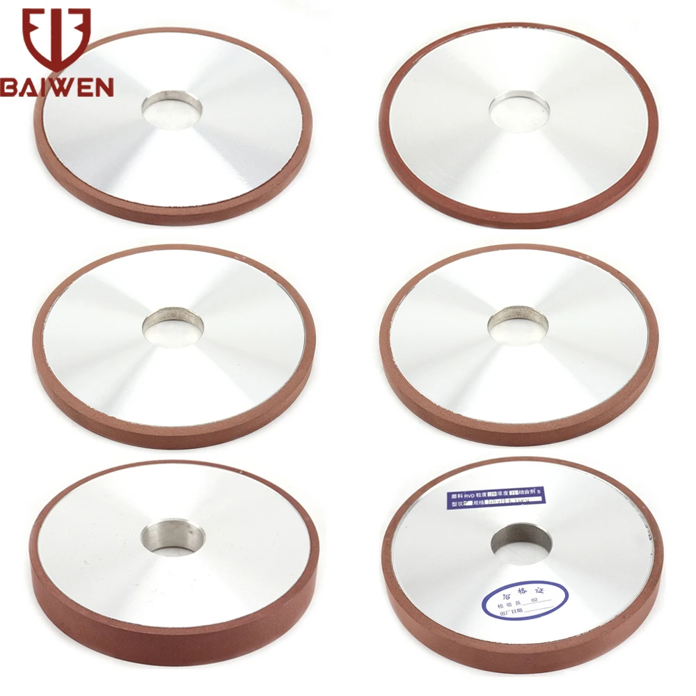 Roue de meulage diamant parallèle, 150mm/200mm, 1 pièce, outil abrasif circulaire en acier au tungstène, accessoires d'outils électriques