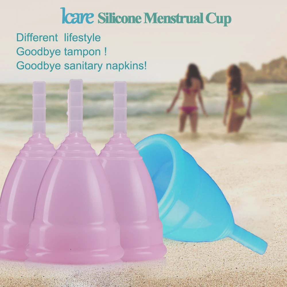 Reusable Menstrual Cup Medical Silicone Period Cups for Women Girl Comfortably Use for 12 Hours Menstruation Copa Menstrual Cup