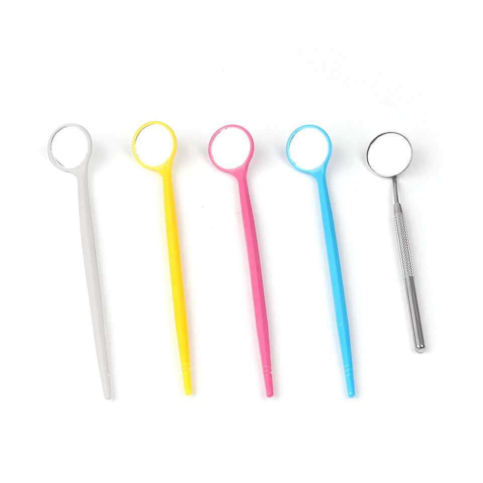 Checking Mirror for Eyelash Extension Dental Mouth Mirror Stainless Steel/ Plactic Eyelash Extension Mirrors Makeup Accessories