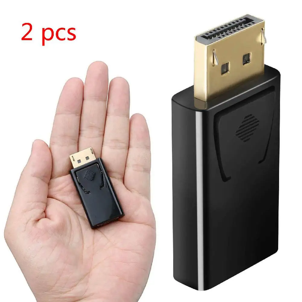 디스플레이 포트 DP 수-HDMI 호환 암 어댑터, HDTV PC용 컨버터 어댑터, HD1080P, 1 개