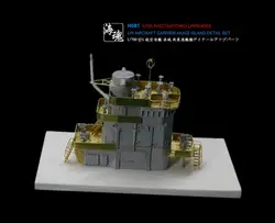 1/700 IJN Aircraft-Carrier Akagi Island Detail Set (Resin+Etching Sheet), Ocean Spirit H081 Model Accessory