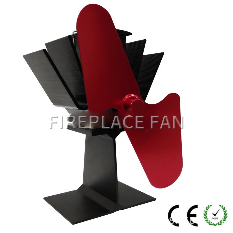 YL501 Kipas Rumah Tangga Tanpa Listrik Kipas Kebisingan Rendah Kipas Perapian Daya Panas Kipas Energi Panas Suhu Tinggi Badan Alumina