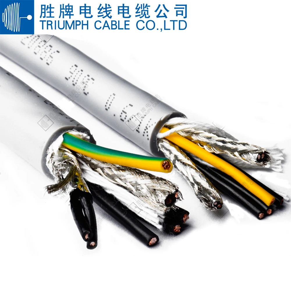 

TRIUMPHCABLE/SHENGAPI 10M UL2464 20AWG 2/3/4/6/7/8/10 core PVC multi-core shielded cable anti-interference control signal wire