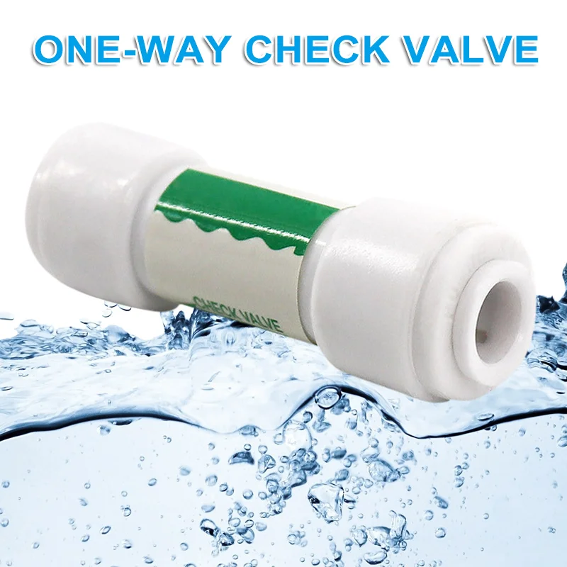 

1/4" Check Valve Push In for Non Return Water Reverse Osmosis System Filters UD88