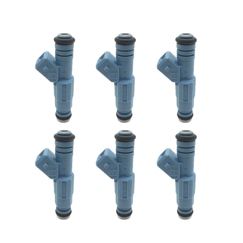 6Pcs Fuel injector for VW OPEL ASTRA ZAFIRA C20LET Z20LET Z20LEH Z20LEL Z20LER 2.0L 0280156280 0 280 156 280 55556799