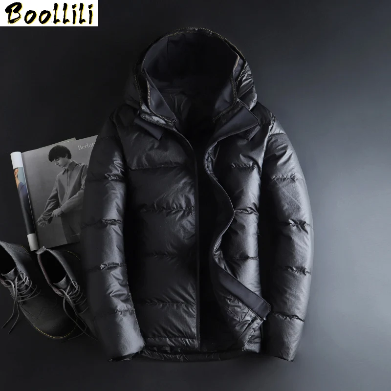 

New Winter 2023 Jacket Men High Quality Thermal Thick Coat Snow Parka Male Warm Outwear Fashion White Duck Down Jacket Men