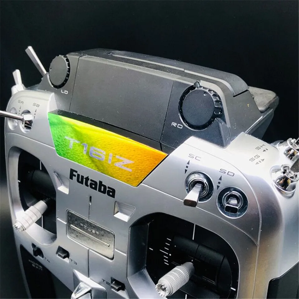 T16IZ Logo Colorful Cover Protector Nameplate Colorful Film for Futaba 16IZ Radio Control Remote RC Transmitter Case Spare Parts