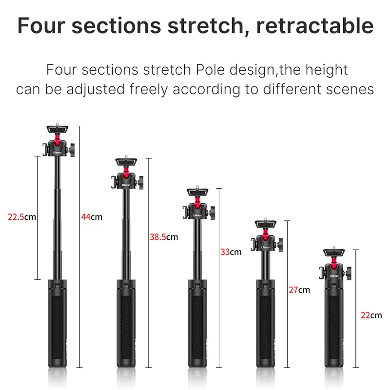 Foldable Tripod with Cold Shoe 3