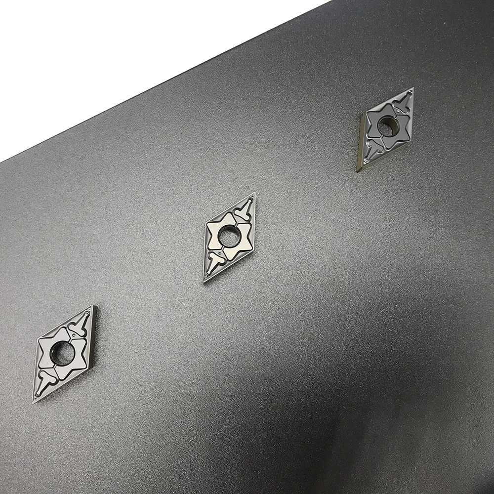 Soportes de herramientas de torneado CNC, insertos de carburo de torneado, herramienta de torneado, mecanizado de piezas de acero, DNMG150404 PC4225 TM, 10 Uds.