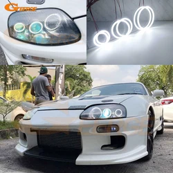 For Toyota Supra MKIV Mk4 JZA80 1993-2002 Excellent 6 Pcs Super Bright SMD Led Angel Eyes Kit Halo Rings Day Light