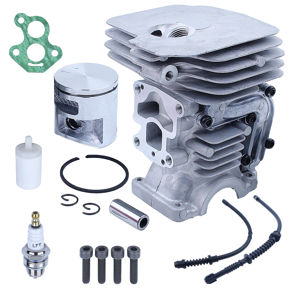 41 مللي متر اسطوانة مجموعة كبّاس ل Husqvarna 435 435e 440e 440 II بالمنشار استبدال 504 73 51-01 واط فلتر الهواء خط الوقود شرارة التوصيل