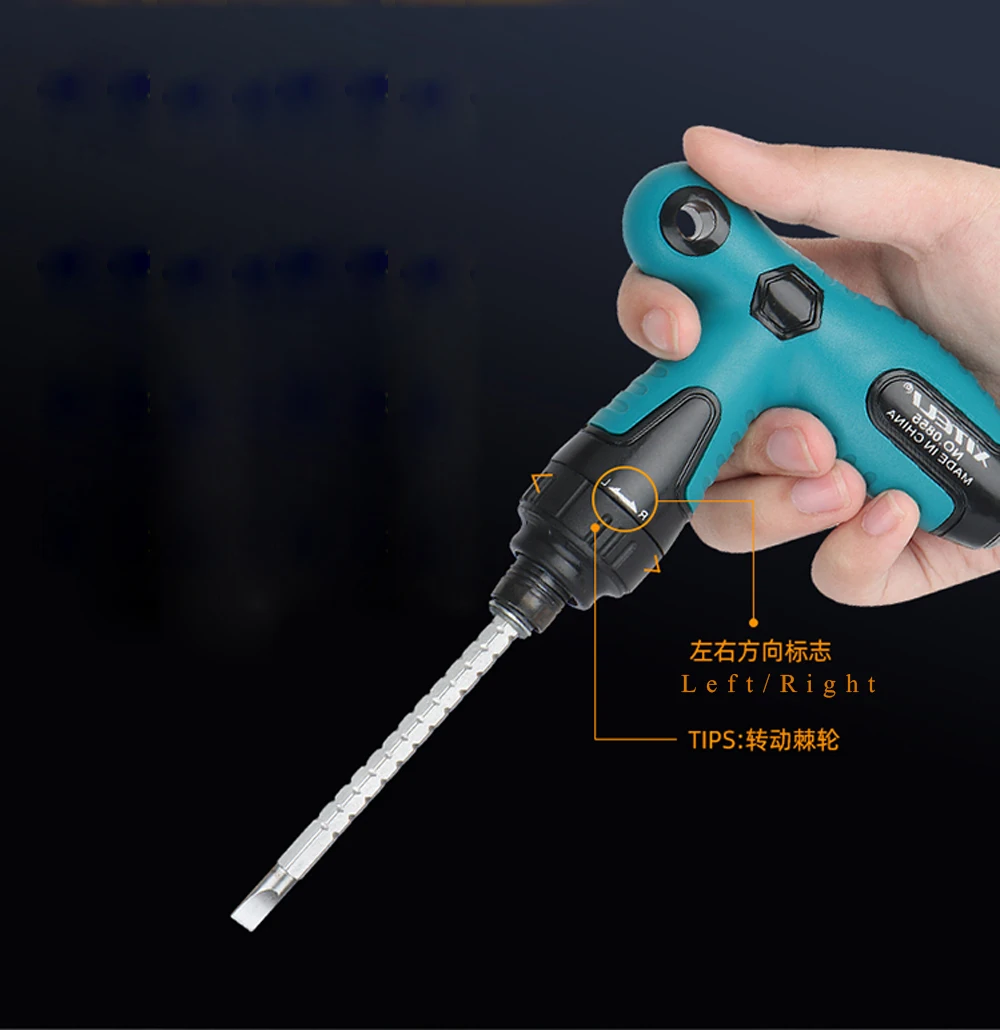 High-quality 1PCS Screwdriver T-type Anti-slip Alloy Steel Multifunctional T Handle Ratchet Screwdriver Repair Hand Tools