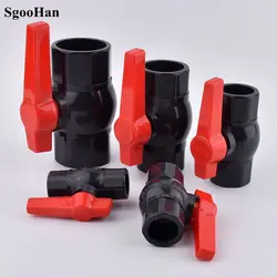 I.D 20mm-110mm UPVC side Handle Thicken Simple Ball valve Water Pipe Connector Garden irrigation Controller Valve