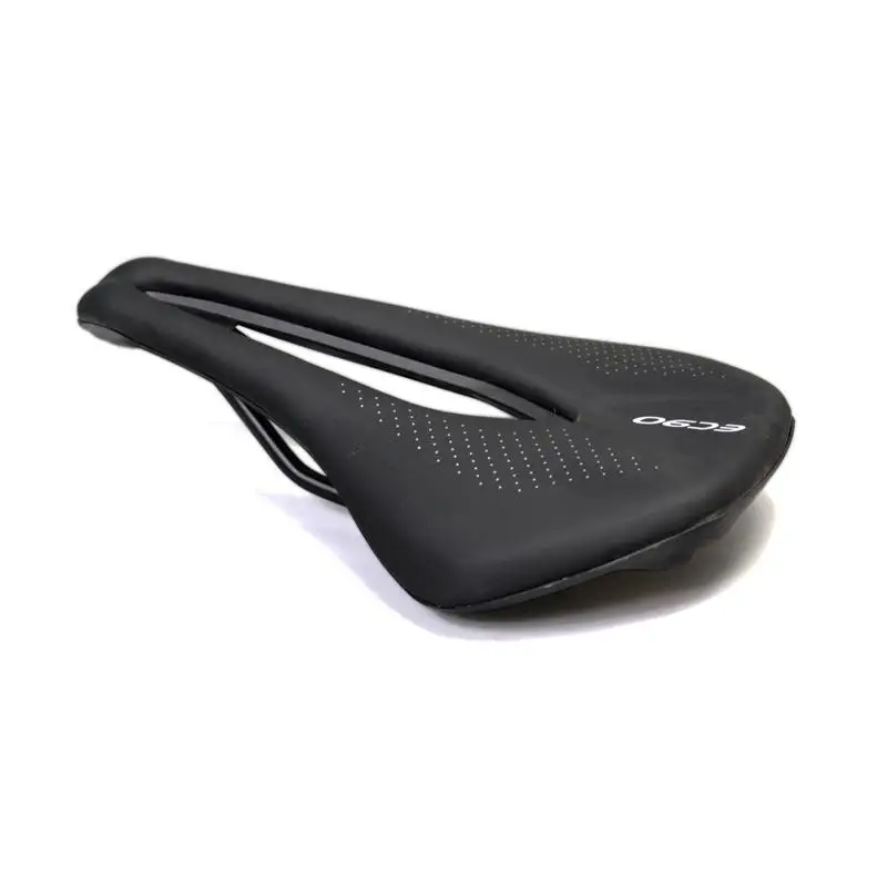 ec90 Soft Silica Gel Bicycle Saddle PU Leather Comfortable Road Mountain Bike Seat Cushion Shockproof Front Seat Mat 143 / 155mm