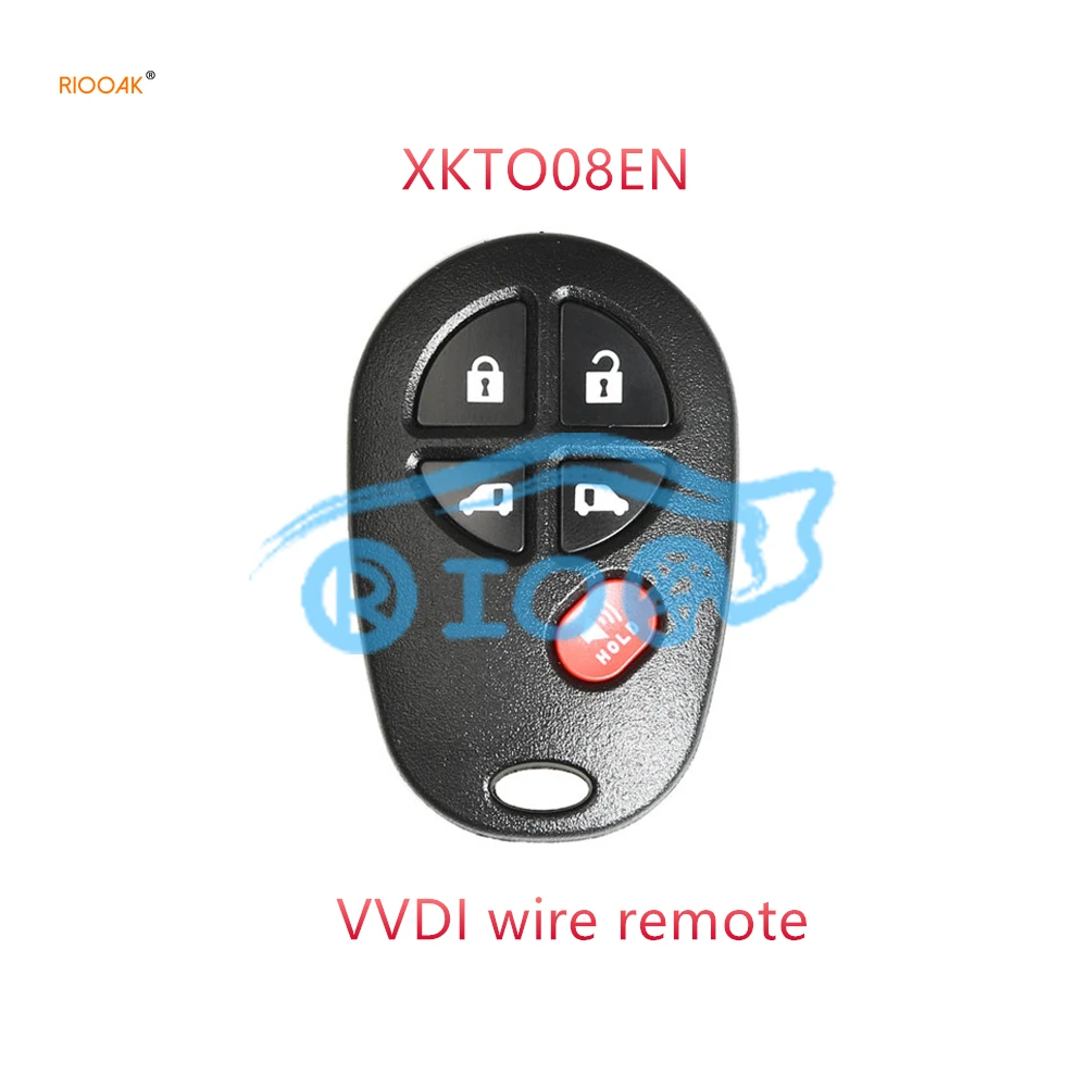 

RIOOAK 10pcs/lot horse XKTO08EN Wire Universal Remote Key 5 Buttons for VVDI MINI Key Tool vvdi2 English Version free shipping