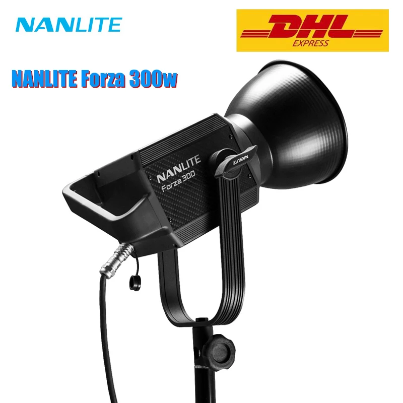 

NanGuang NANLITE Forza300w 300w LED Photographic Lighting Fill Light Spotlight 5600K 2.4G Wireless APP WIFI Control Forza300