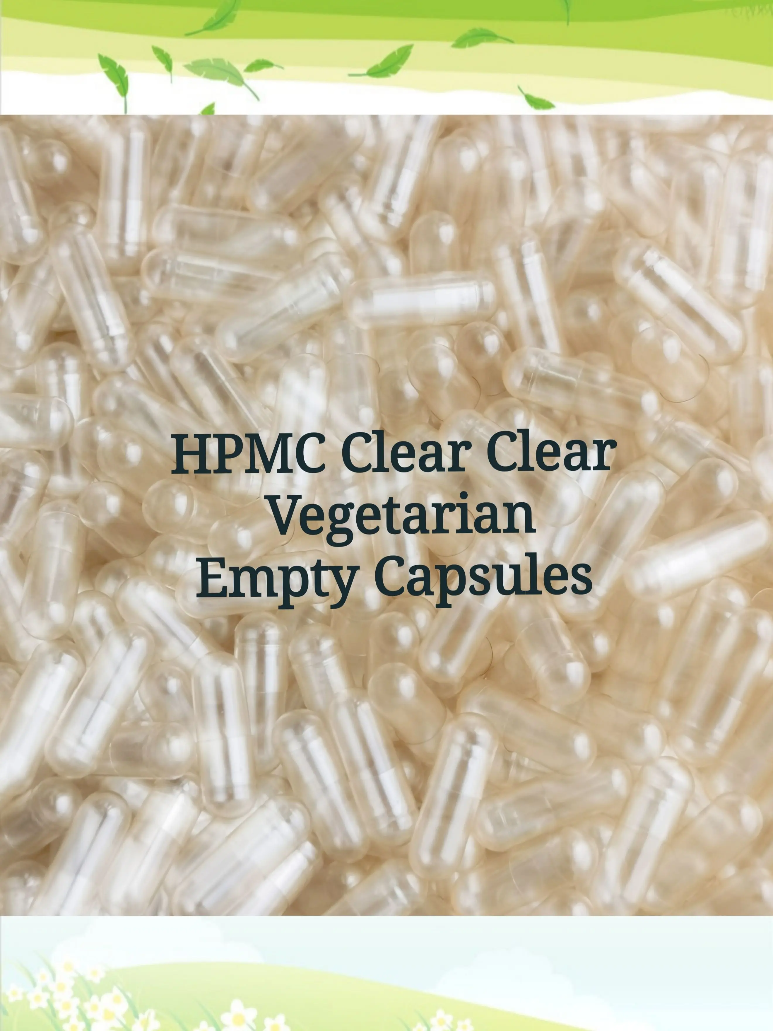 2,000pcs 3# Clear HPMC Vegetable Empty Capsules,Vegetarian Capsules,Plant Capsule,Halal ,Koshore Capsule,Pill Case,Granule Pack