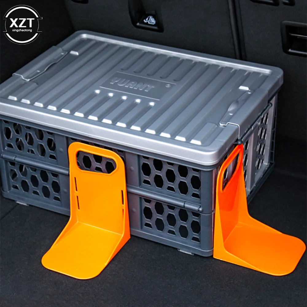Suporte de rack fixo para porta-malas de carro, caixa de bagagem, organizador à prova de agitação, unidades de armazenamento de cerca, suporte de caixa à prova de choque