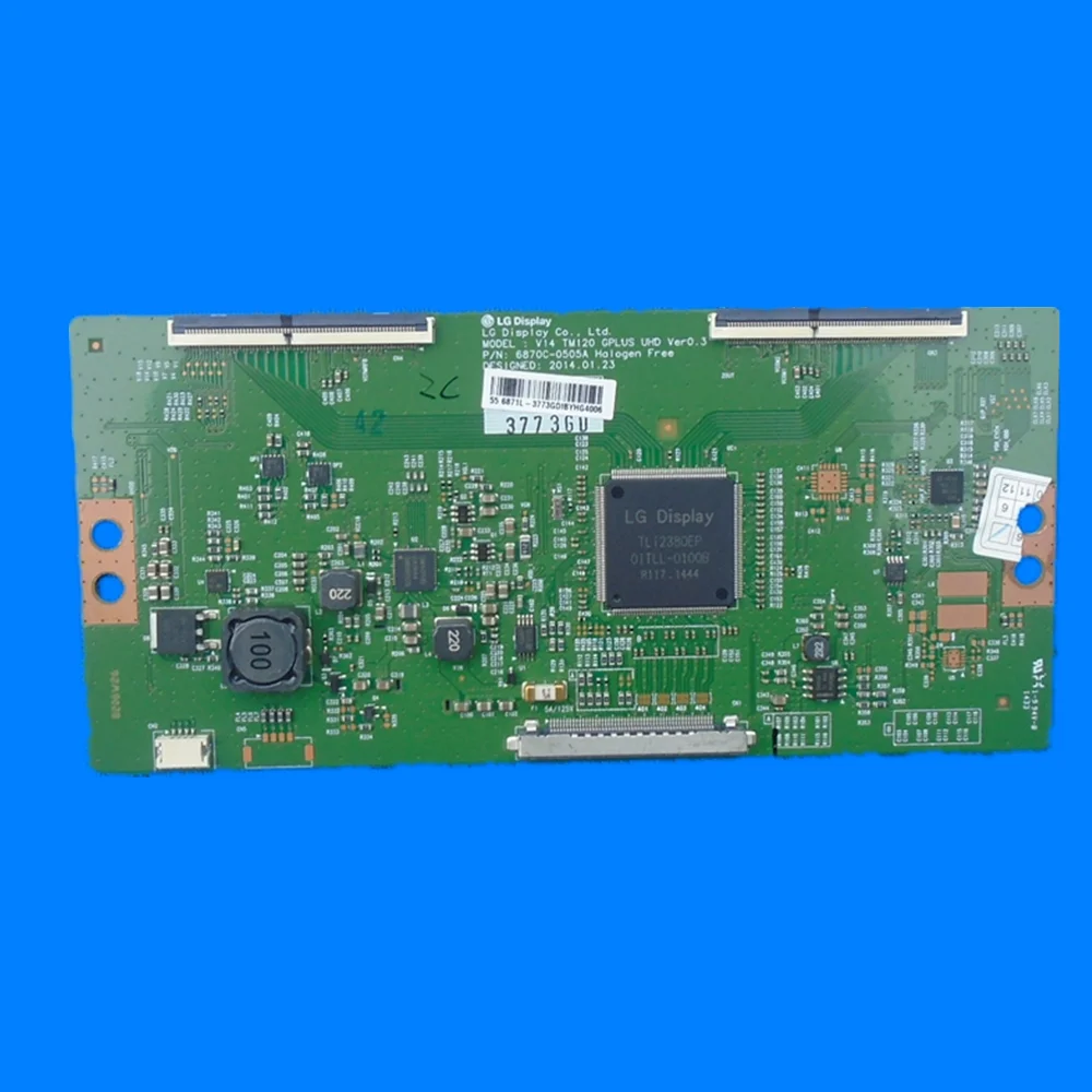 T-CON المنطق مجلس 6870C-0505A V14 TM120 GPLUS UHD Ver0.3 ل 42/49/50/55 "LG 42UB8280-CH LED49R6610U LED50R6680AU UD55C6000iD