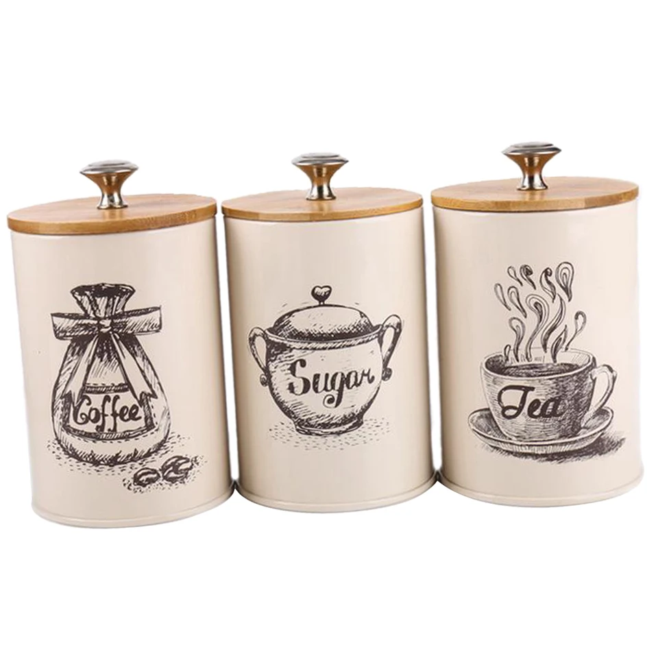 Set de 3 boîtes en métal vert café, sucre, thé 10x10x13.5cm Couleur vert Wadiga | La Redoute Set de 3 boîtes en métal vert café, sucre, thé 10x10x13.5cm Couleur vert Wadiga | La Redoute