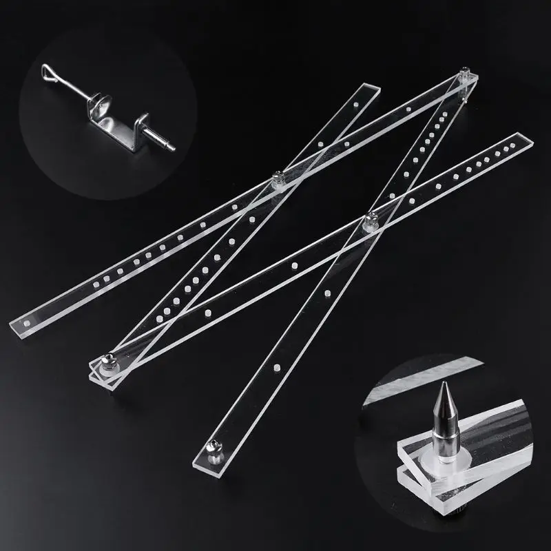 50cm Scale Excellent Folding Ruler Artist Pantograph Copy Rluers Draw Enlarger Reducer Tool for Office School Drawing