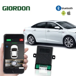 Universal Smart Key Smartphone Remote Start Stop Control Car Alarm Security Button With Android and ios PKE Passive Keyless Entr