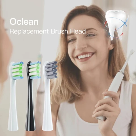 Сменные насадки для электрической зубной щетки Oclean (4/12 шт.) — фото товара