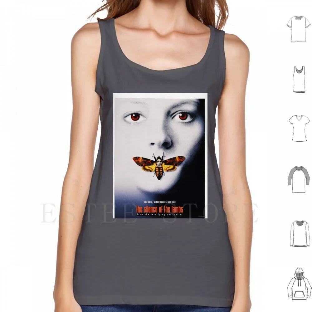 The Slaughtering Of The Spring Shirt , Clarice. Tank Tops Vest Cotton Silence Of The Lambs Silence Hannibal Lecter Lecktor