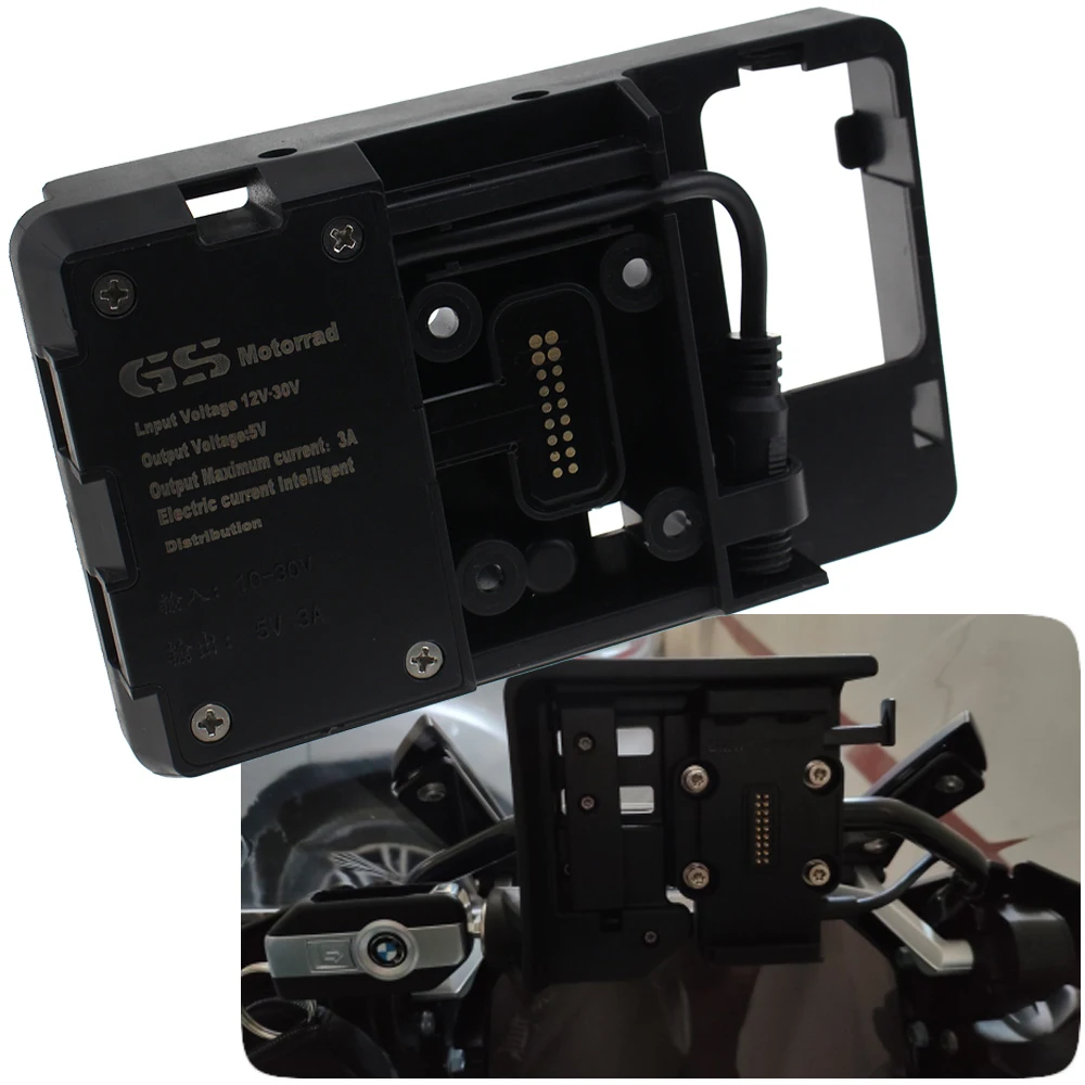 

USB-Навигационный кронштейн для мотоцикла с зарядным устройством USB для R1200GS F800GS ADV F700GS R1250GS CRF 1000L F850GS F750GS