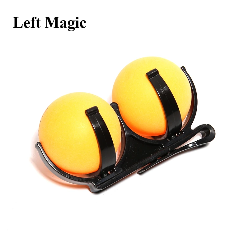 1set Pro Ball Holder (Can Hold Two Balls) Magic Tricks Close Up Stage Accessories Gimmick Prop Llusion Appearing Ball Magie Clip