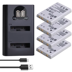 1400mAh ENEL5 EN-EL5 Battery for Nikon Coolpix P530 P520 P510 P100 P500 P5000 P5100 P6000 3700 4200, USB Charger for EN EL5