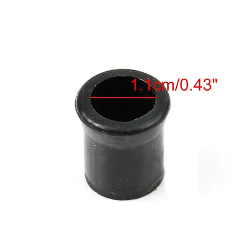 Wholesale 20Pcs Black Tobacco Pipe Mouthpiece Bit Rubber Cover Smoking Pipes Protective Sleeve