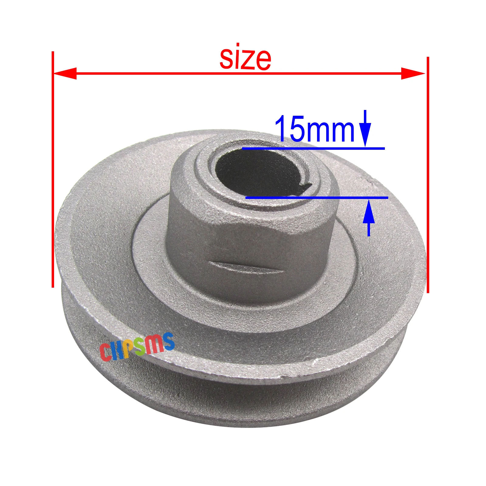 1PCS 15MM Inner Hole Clutch Motor Pulley #KP-19155 For Industrial Sewing Machines