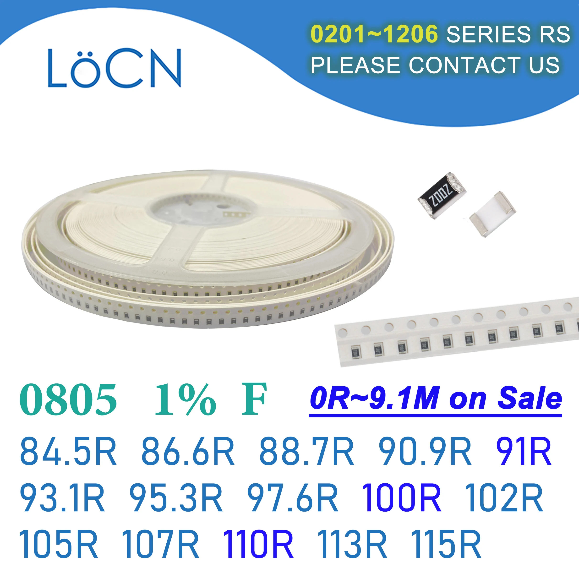 

0805 1% 5000 шт SMD резистор F 84.5R 86.6R 88.7R 90.9R 91R 93.1R 95.3R 97.6R 100R 102R 105R 107R 110R 113R 115R 2012 Ом