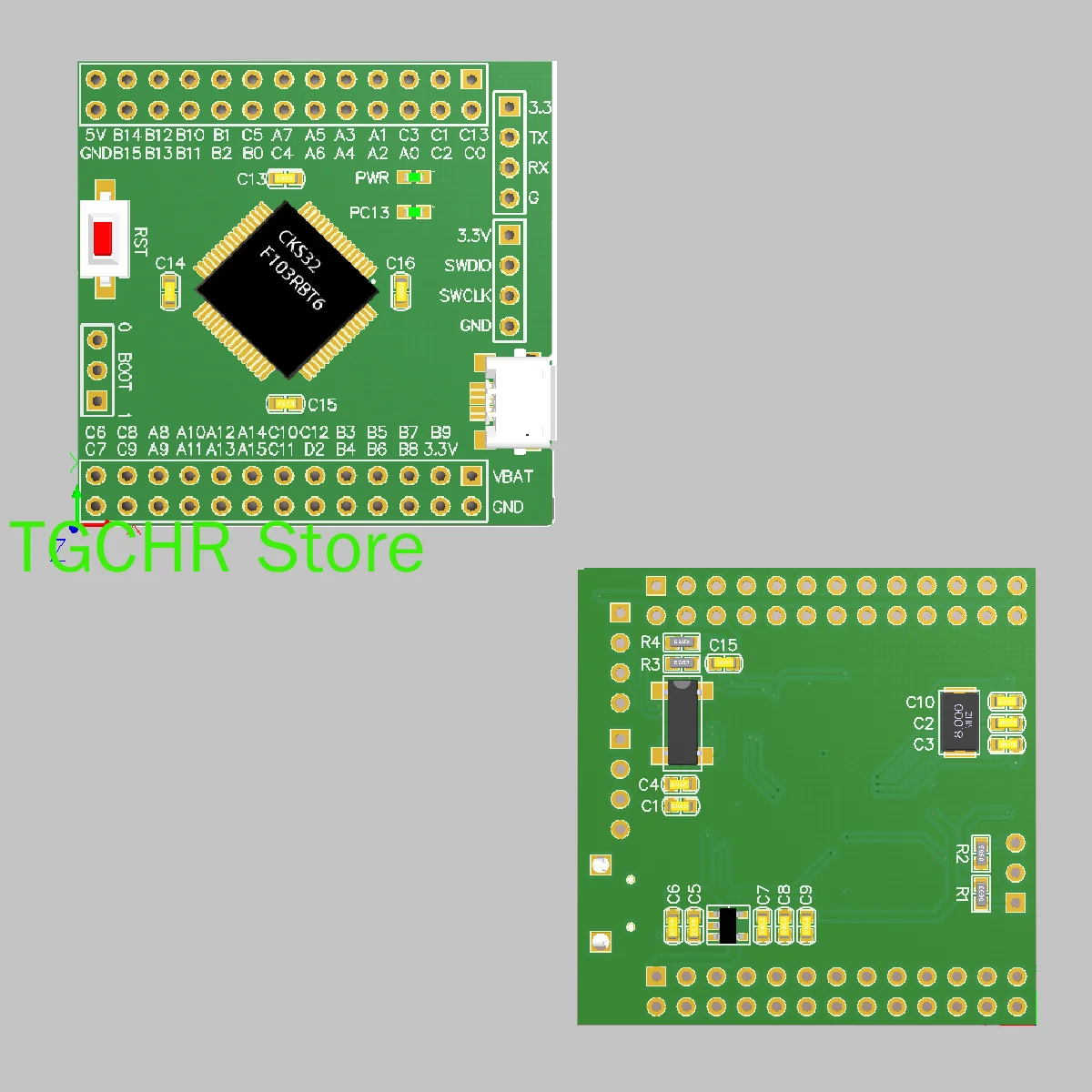 CKS32F103RBT6 الأساسية مجلس STM32F103 مجلس التنمية Rbt6 الحد الأدنى للنظام