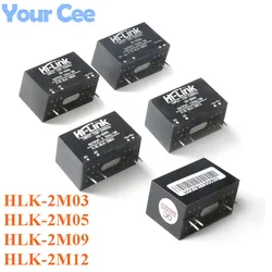 HLK-2M03 HLK-2M05 HLK-2M09 HLK-2M12 AC-DC Power Module AC to DC Mini Isolation Switch Power Supply Module 220v to 3.3v 5v 9v 12v