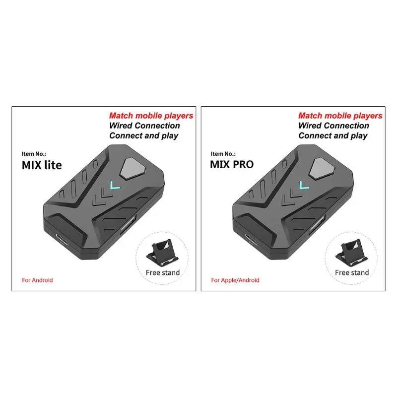 Mobile Shooting Game Controller Gaming Keyboard Mouse Converter Mobile Phone Gamepad Bluetooth-compatible for PUBG