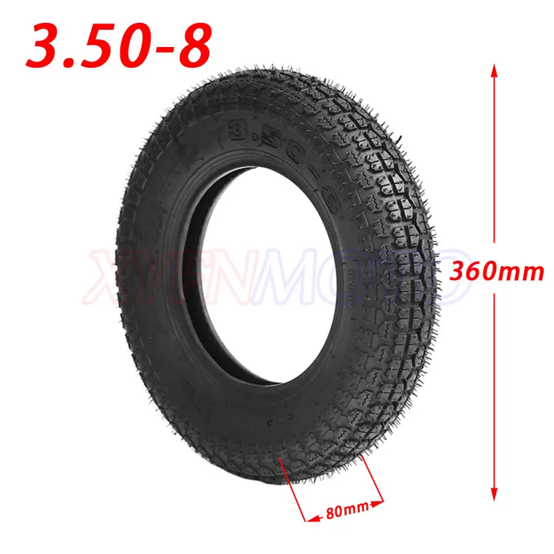 3.50-8 Tyre Inner Tube For Go Kart Tire Cart Mini Bike Lawn Mower Trailer Carts Scooter Monkey bike tire