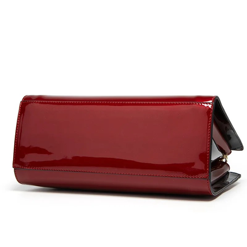 2020 Patent Leather Female Handbag New Simple Fashion Trend All-match Ladies Shoulder Bag