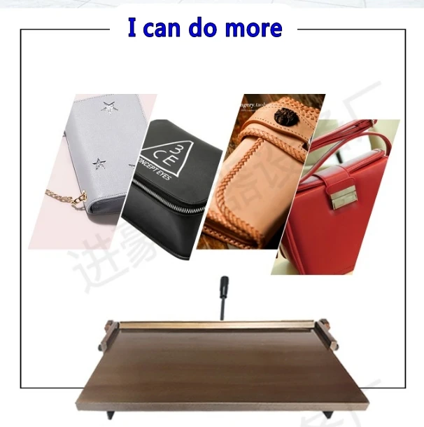 40cm Manual Leather Edge Folding Machine for Paper Leather PU Sheet Creasing Machine